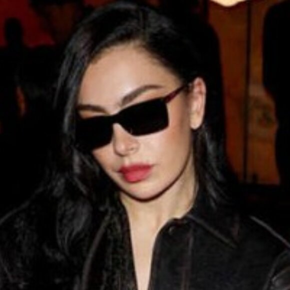 Saint Laurent SL 766 004 Sunglasses Havana/Gold Rectangle Frame, Grey Lenses - Picture 2 of 10